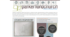 Desktop Screenshot of parkerfordchurch.com
